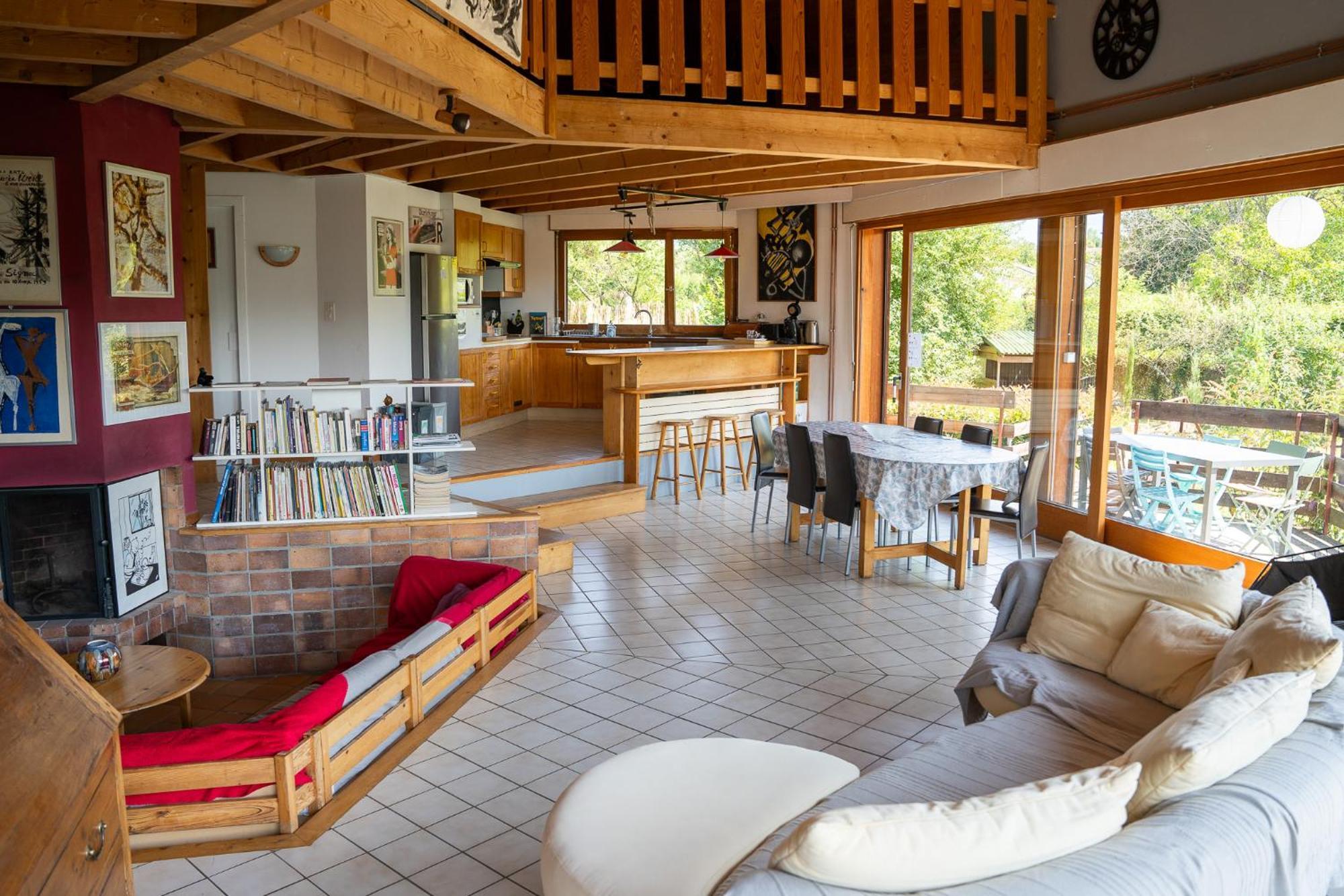 Le Grand Nid - Maison Alveole Bed And Books Sciez Exterior photo